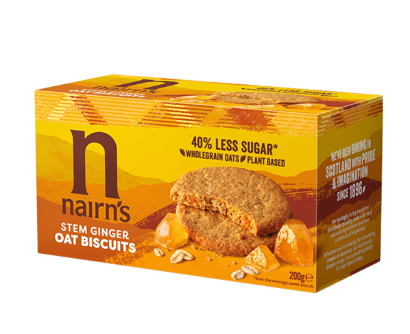 Nairns Stem Ginger Oat Biscuits