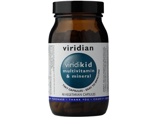 Viridian Viridikid. Multi-vitamin and mineral. 90 caps.