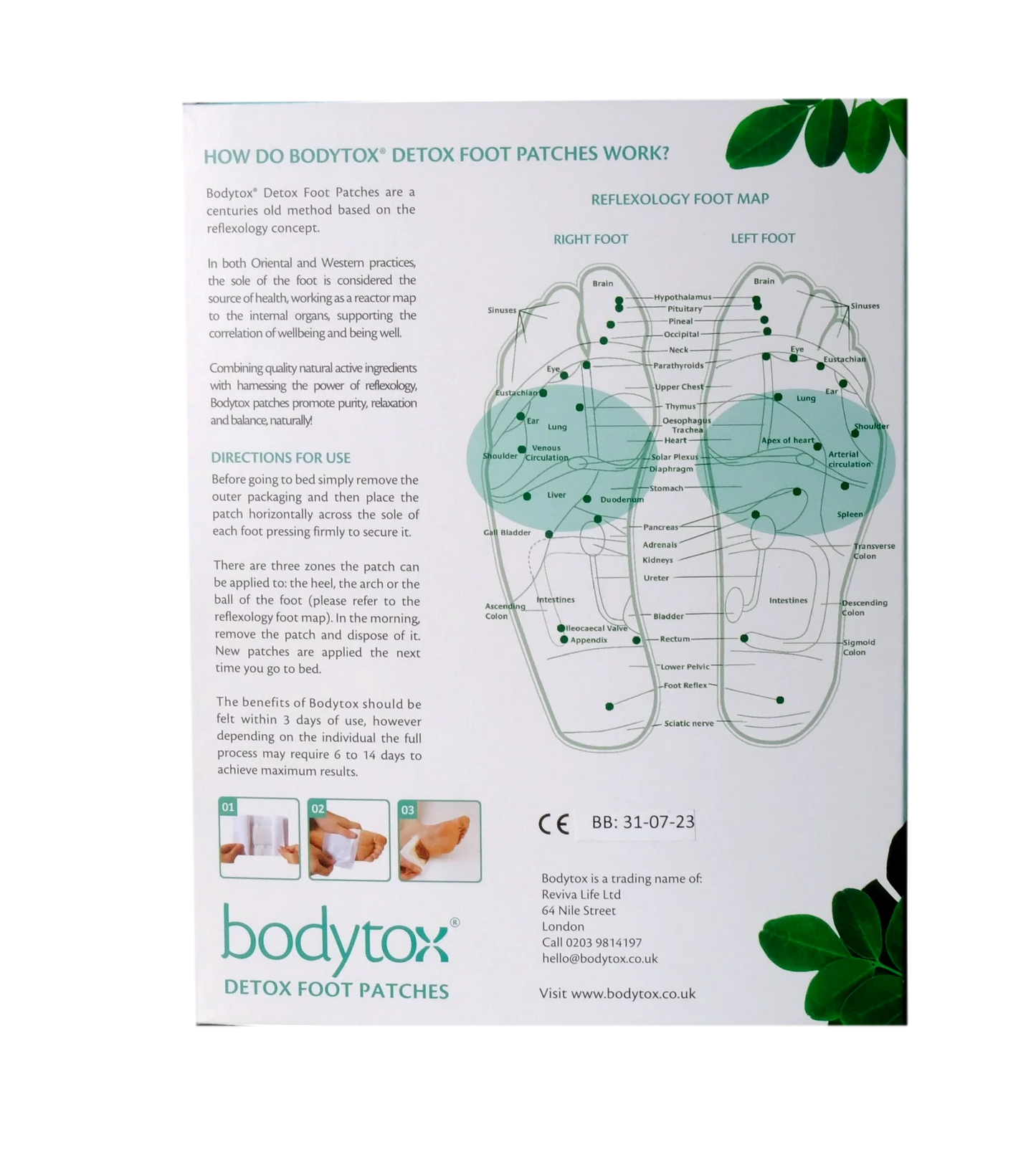 bodytox Detox Foot patches Trial patches