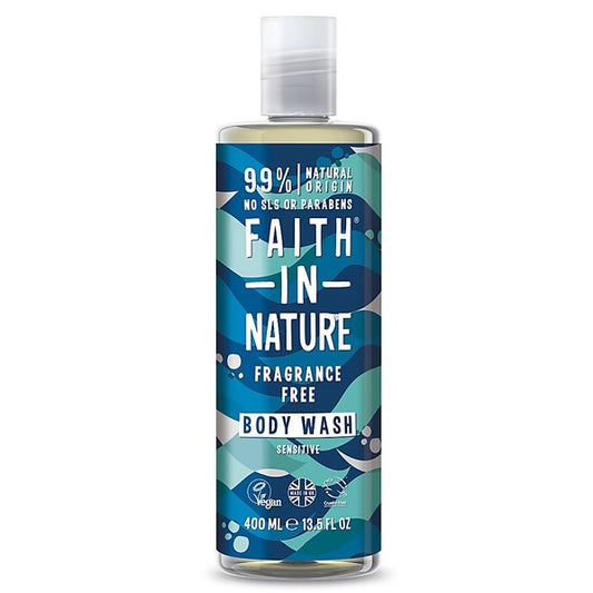 Faith in Nature Body Wash - Fragrance Free for sensitive skin
