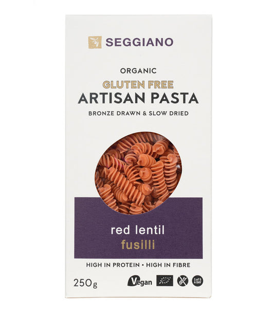 Seggiano Gluten Free Red Lentil Fusilli