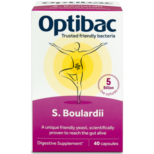 Optibac Probiotics - Saccharomyces boulardii - 40 capsules