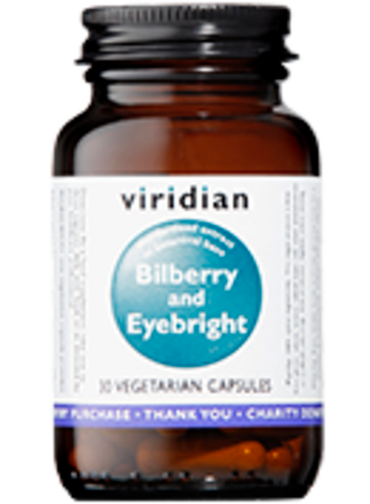 Viridian Bilberry and Eyebright 30 caps