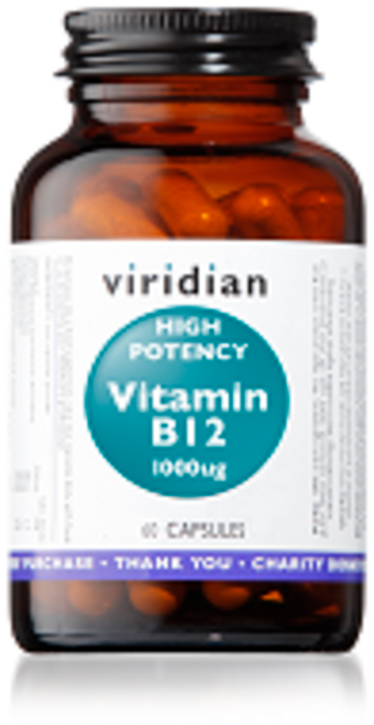 Viridian High Potency Vitamin B12 1000ug 60 caps