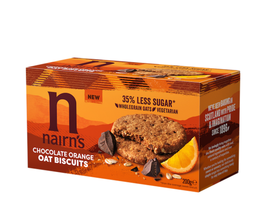 Nairns Chocolate Orange Oat Biscuits