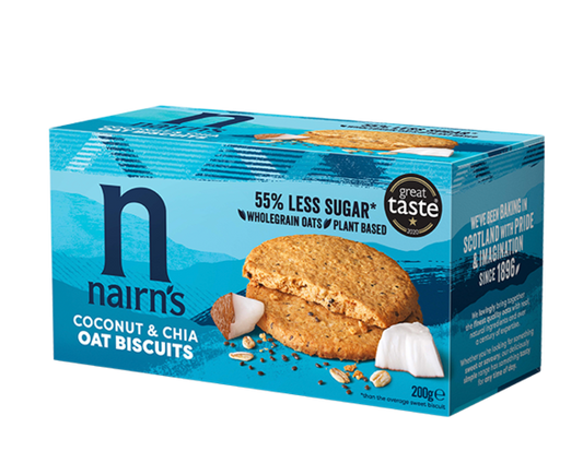 Nairns Coconut and Chia Oat Biscuits