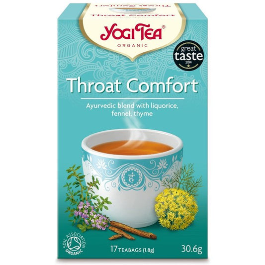 Yogi Tea Organic Throat Comfort Tea 17 Teabags