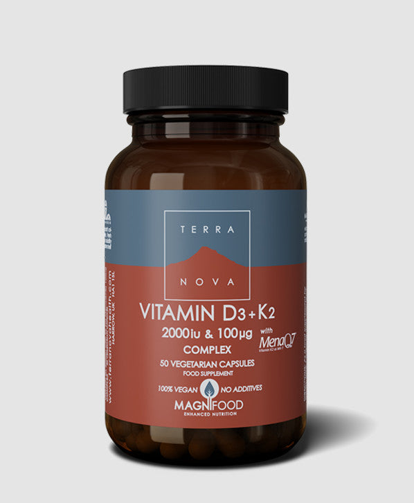 Terranova Vitamin D3 2000iu and K2 100ug