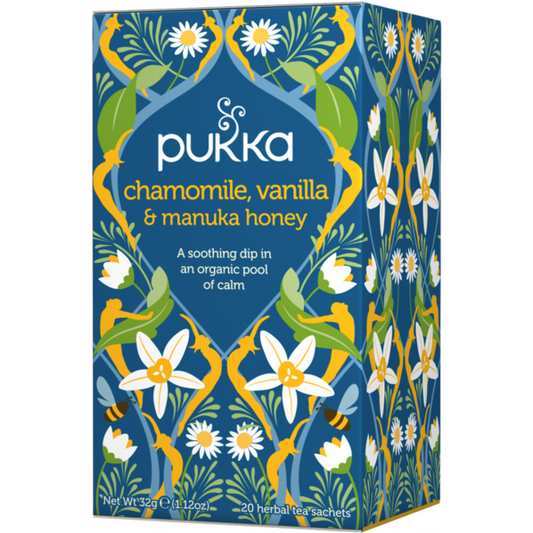 Pukka Chamomile, Vanilla and Manuka Honey Tea