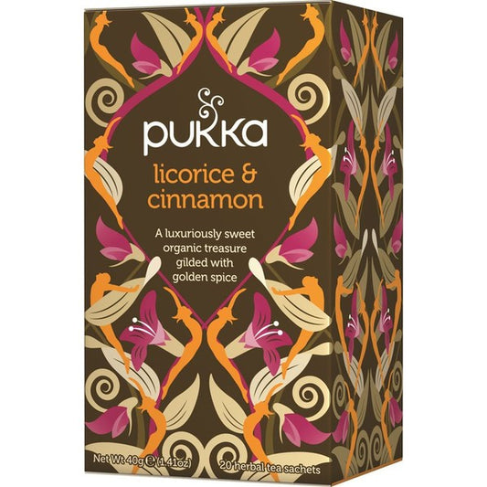 Pukka Licorice and Cinnamon Tea