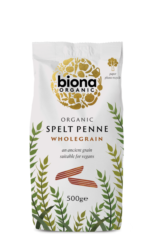 Biona Spelt Organic Penne Pasta Wholegrain