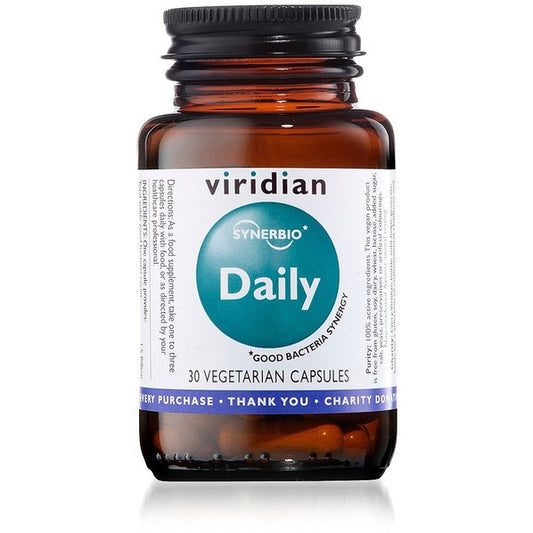Viridian Daily Probiotics with prebiotics.