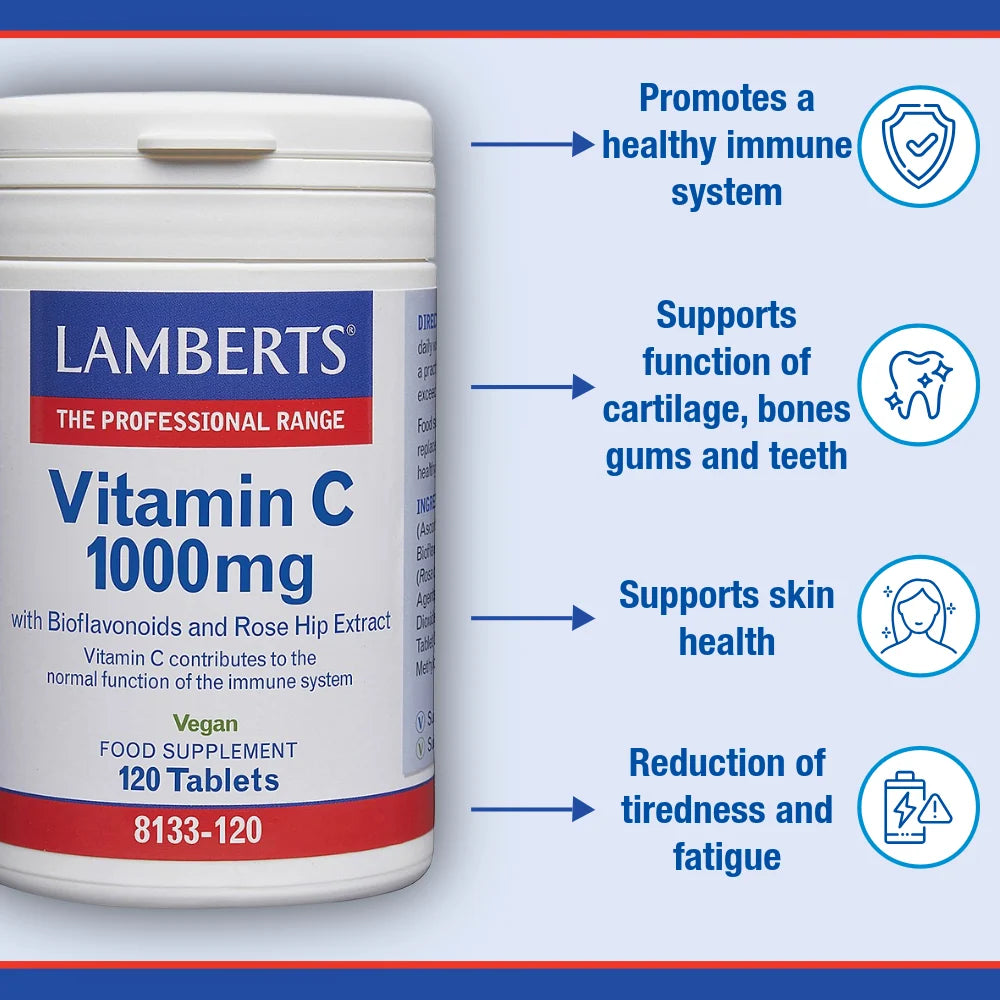 Lamberts Vitamin C 1000mg 120 tablets