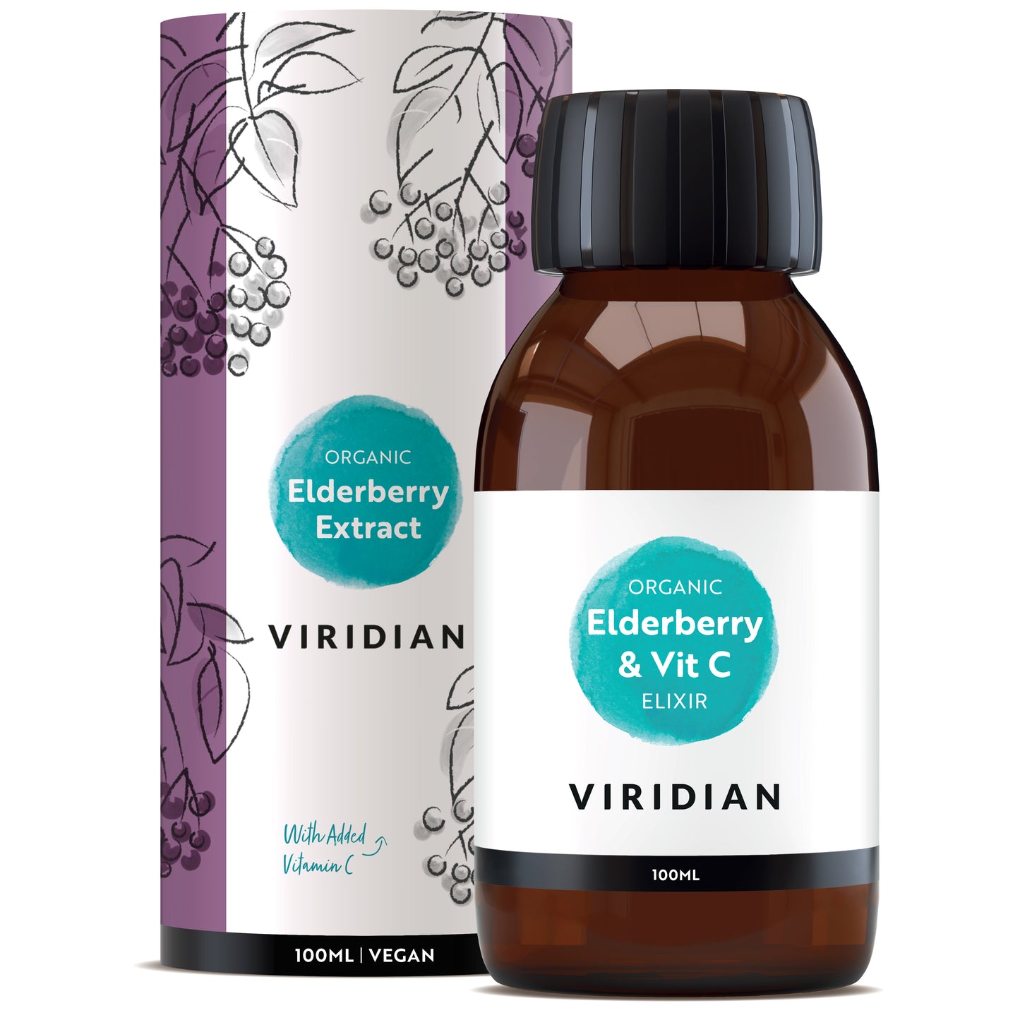 Viridian Elderberry Extract with Vitamin C