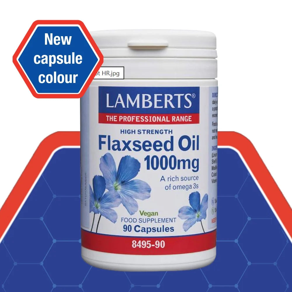 Lamberts.  Flaxseed oil 1000mg  90 capsules