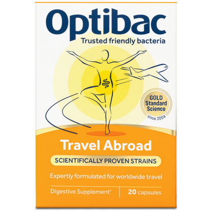 Optibac Probiotics - for travelling abroad - 20 capsules